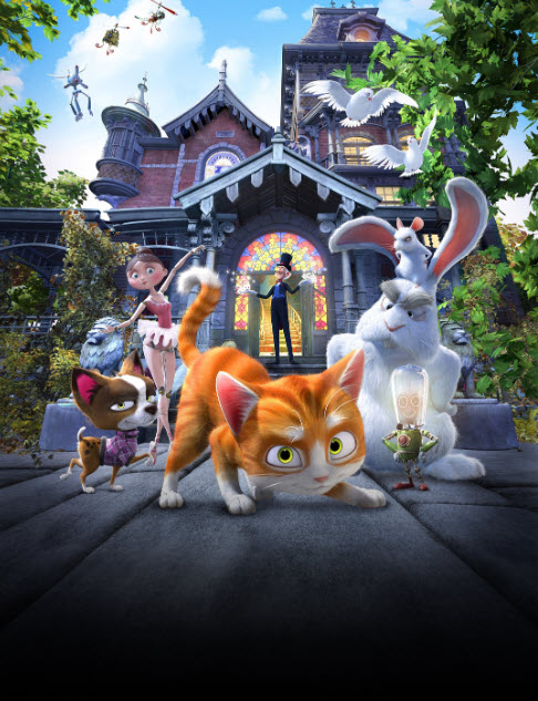 Күрсіл мысық пен сиқырлы үй